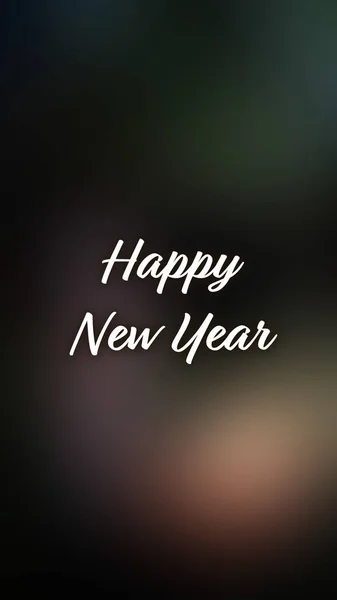 Blurred Background Happy New Year — Stock Photo, Image