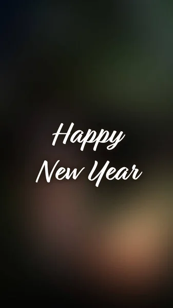 Blurred Background Happy New Year — Stock Photo, Image