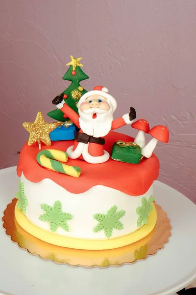 Board Delicious Cake Table — Stock Photo, Image