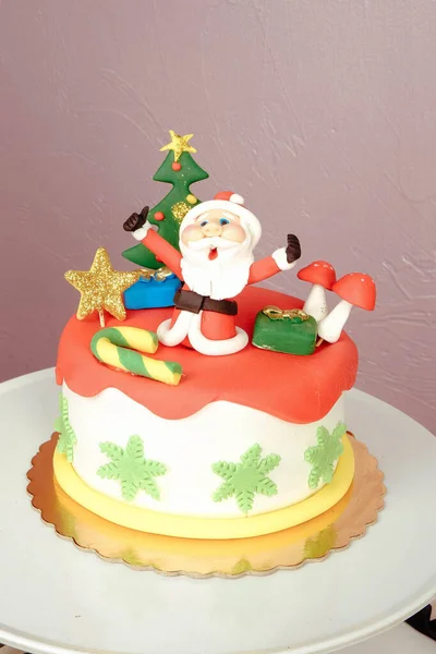 Board Delicious Cake Table — Stock Photo, Image