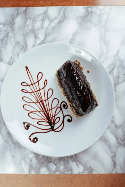 Board Delicious Cake Table — Stock Photo, Image