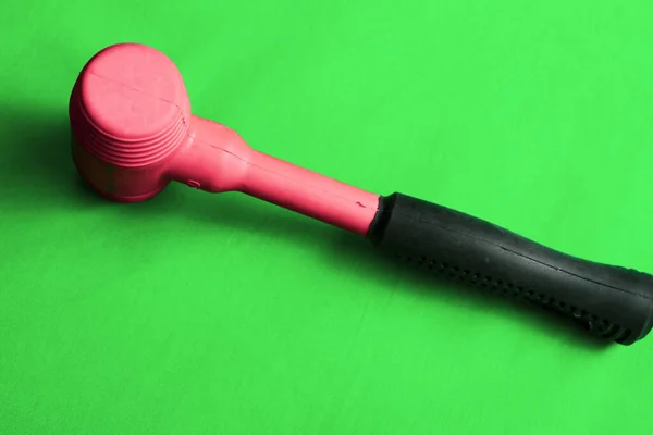 Red Black Rubber Hammer — Fotografia de Stock