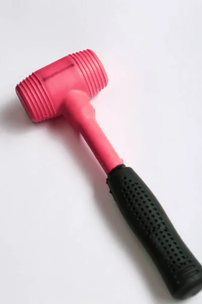 Red Black Rubber Hammer — Fotografia de Stock