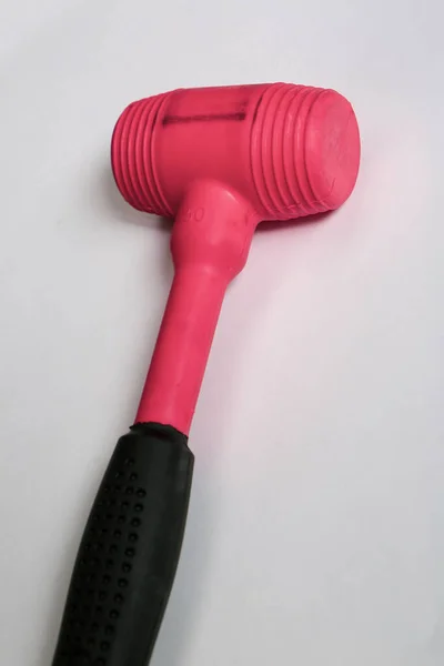 Red Black Rubber Hammer — Foto Stock