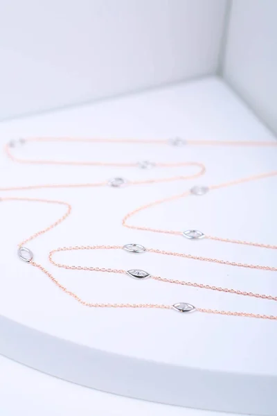 Diamantschmuck Luxus Und Modeschmuck — Stockfoto