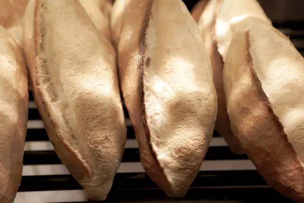 Heerlijk Natuurlijk Esthetisch Gebakken Brood — Stockfoto