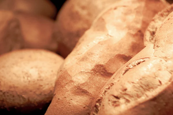 Delikat Naturligt Estetiskt Bakat Bröd — Stockfoto