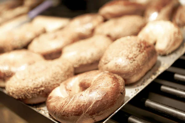 Delizioso Pane Naturale Estetico Forno — Foto Stock