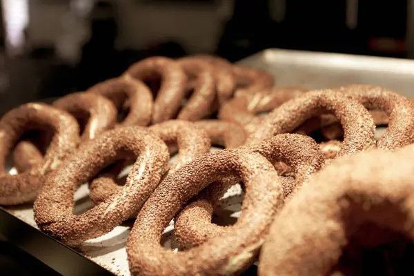 Heerlijk Natuurlijk Esthetisch Gebakken Brood — Stockfoto