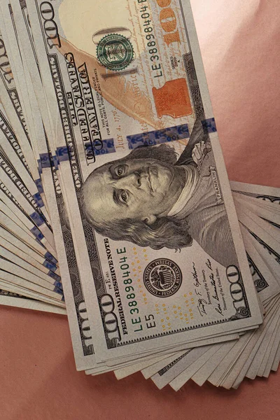 Beaucoup Argent Dollars Américains — Photo