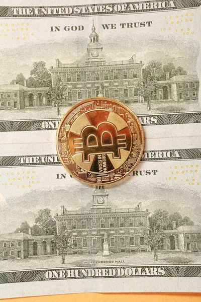 Efectivo Multi Euro Dólar Diferentes Tipos Billetes Nueva Generación Bitcoin —  Fotos de Stock