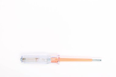 Plastik saplı tornavida.