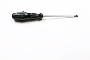 Plastik saplı tornavida.