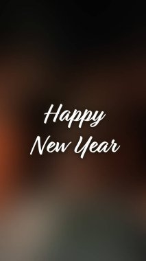 Arka plan bulanık. Mutlu yıllar.