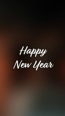 Arka plan bulanık. Mutlu yıllar.