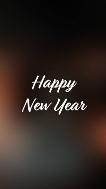 Arka plan bulanık. Mutlu yıllar.