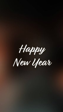 Arka plan bulanık. Mutlu yıllar.