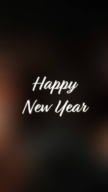 Arka plan bulanık. Mutlu yıllar.