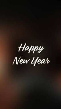 Arka plan bulanık. Mutlu yıllar.