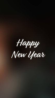 Arka plan bulanık. Mutlu yıllar.