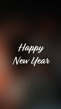 Arka plan bulanık. Mutlu yıllar.