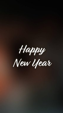 Arka plan bulanık. Mutlu yıllar.