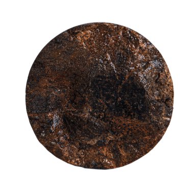 Boş seramik kırpma yolu ile beyaz arkaplan izole