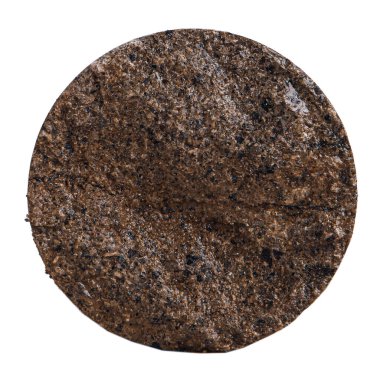 Boş seramik kırpma yolu ile beyaz arkaplan izole