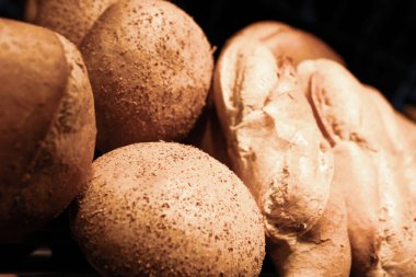 Lezzetli doğal estetik fırınlanmış ekmek