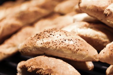 Lezzetli doğal estetik fırınlanmış ekmek