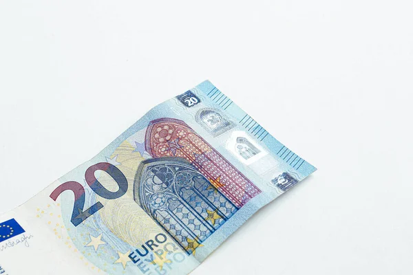 Monnaie Européenne Monnaie Billets Euros — Photo