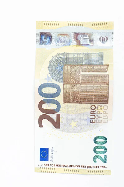 Европейские Валютные Деньги Банкноты Евро — стоковое фото