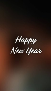 Arka plan bulanık. Mutlu yıllar.