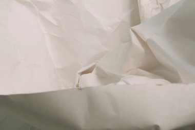 Beyaz buruşmuş kağıt arkaplan grunge doku arkaplanı