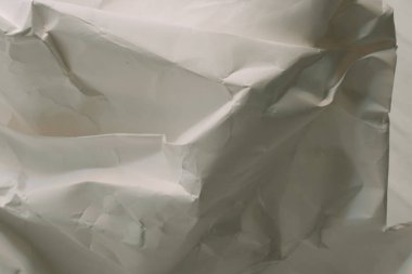 Beyaz buruşmuş kağıt arkaplan grunge doku arkaplanı