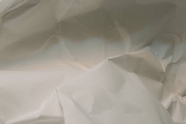 Beyaz buruşmuş kağıt arkaplan grunge doku arkaplanı