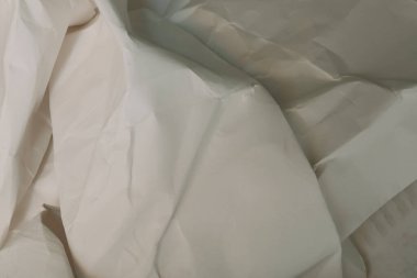 Beyaz buruşmuş kağıt arkaplan grunge doku arkaplanı