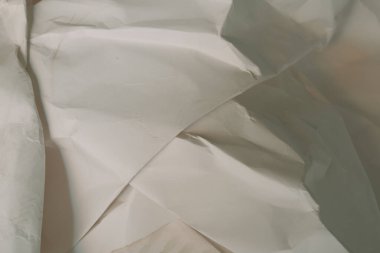 Beyaz buruşmuş kağıt arkaplan grunge doku arkaplanı