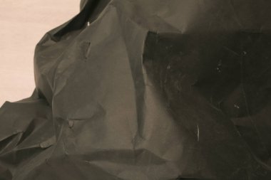 siyah buruşmuş kağıt arkaplan grunge doku arkaplanı