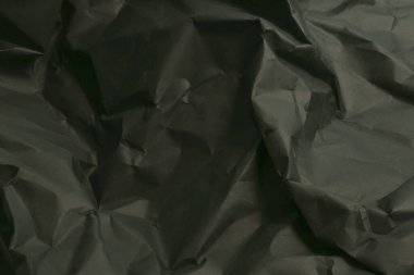 siyah buruşmuş kağıt arkaplan grunge doku arkaplanı
