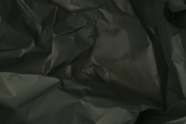 siyah buruşmuş kağıt arkaplan grunge doku arkaplanı