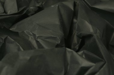 siyah buruşmuş kağıt arkaplan grunge doku arkaplanı