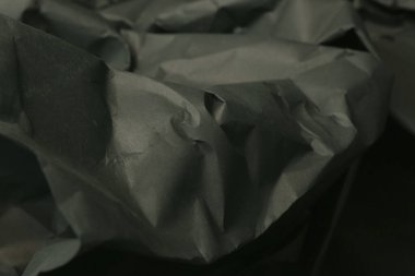 siyah buruşmuş kağıt arkaplan grunge doku arkaplanı