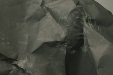 siyah buruşmuş kağıt arkaplan grunge doku arkaplanı