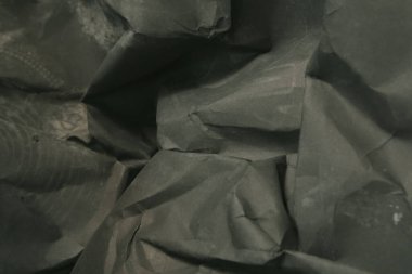 siyah buruşmuş kağıt arkaplan grunge doku arkaplanı