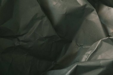 siyah buruşmuş kağıt arkaplan grunge doku arkaplanı