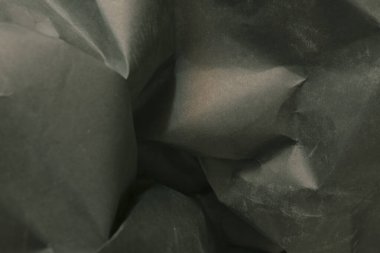 siyah buruşmuş kağıt arkaplan grunge doku arkaplanı