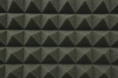 Stüdyo ses akustik köpük arka plan yakın çekim