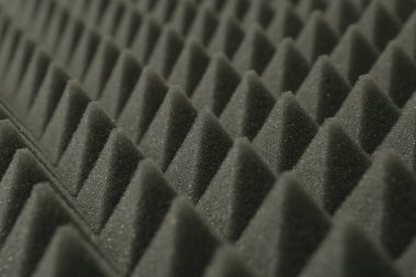 Stüdyo ses akustik köpük arka plan yakın çekim