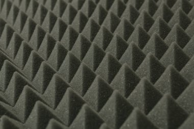 Stüdyo ses akustik köpük arka plan yakın çekim